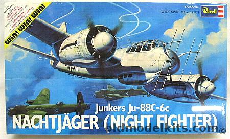 Revell 1/72 Junkers Ju-88C 6C Nightfighter - (Ju88C6c), H165 plastic model kit